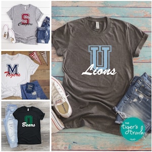 Personalized School Spirit Shirt: Custom Mascot Game Day Tee