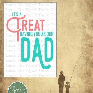 C'est un plaisir de vous avoir comme papa, carte imprimable pour la fête des pères, téléchargement immédiat au format PDF, cadeau adorable des enfants, carte de jeu de mots sur le thème des bonbons pour papa