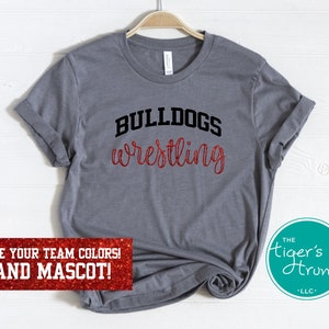 Wrestling Shirt, Wrestling Shirt, Wrestling Grandma Mascot Shirt, Custom Game Day Shirt, Wrestling Aunt Match Day, Back to School Gift