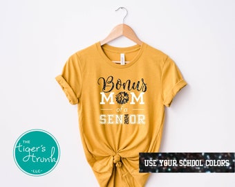 Camisa de bonificación para personas mayores, regalos de graduación Camisa para personas mayores 2024, regalos de porristas para madrastra de regreso a la escuela, camisa de porristas para personas mayores, mamá de porristas de una persona mayor