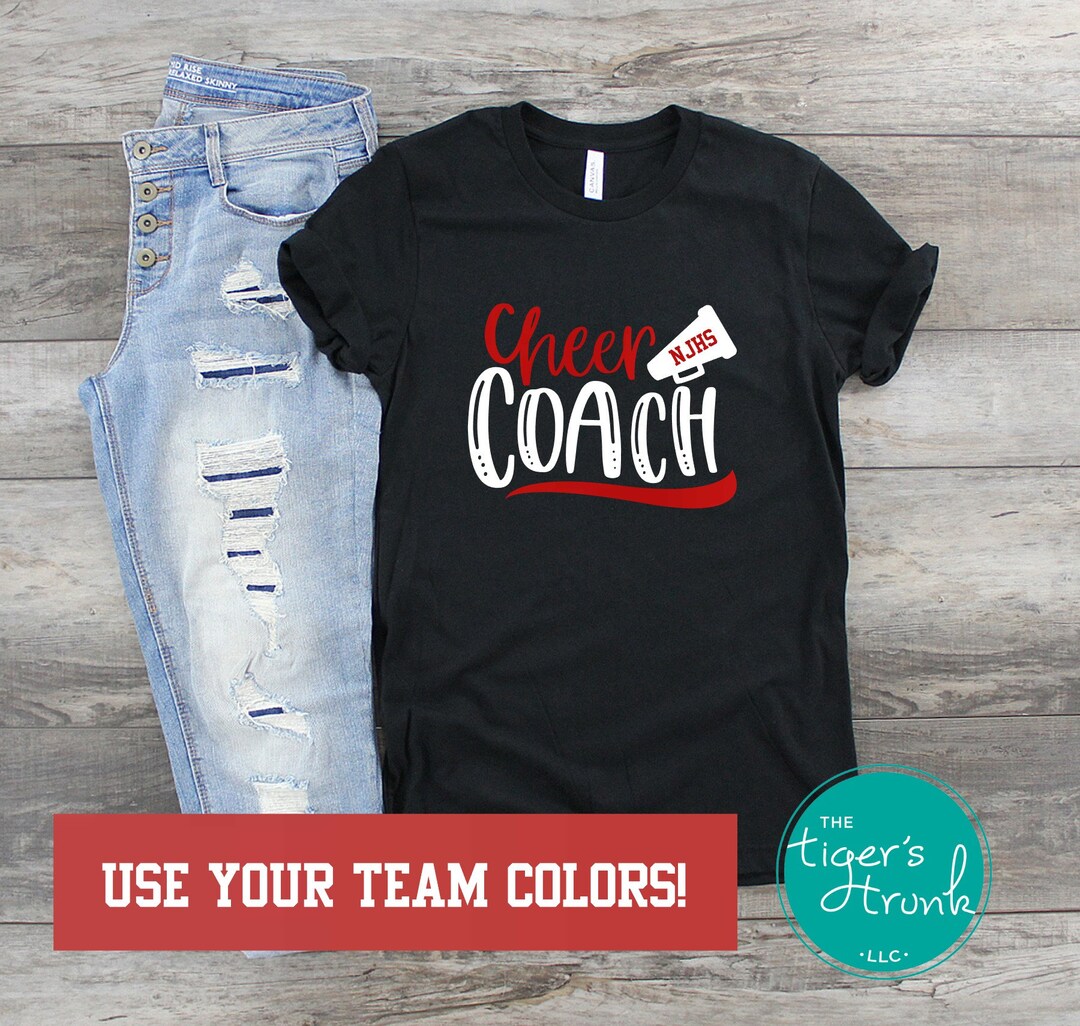 Cheer Coach Gift Cheer Coach Shirt Valentines Day Gift Etsy