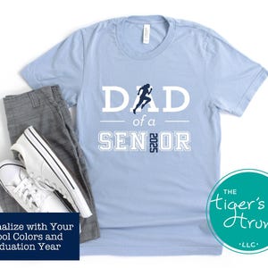 Class of 2026 Senior Shirt, Cross Country Dad, Track Meet Shirt, Personalized Track and Field Shirt, XC Tshirt, XC Gift, Proud Senior Dad