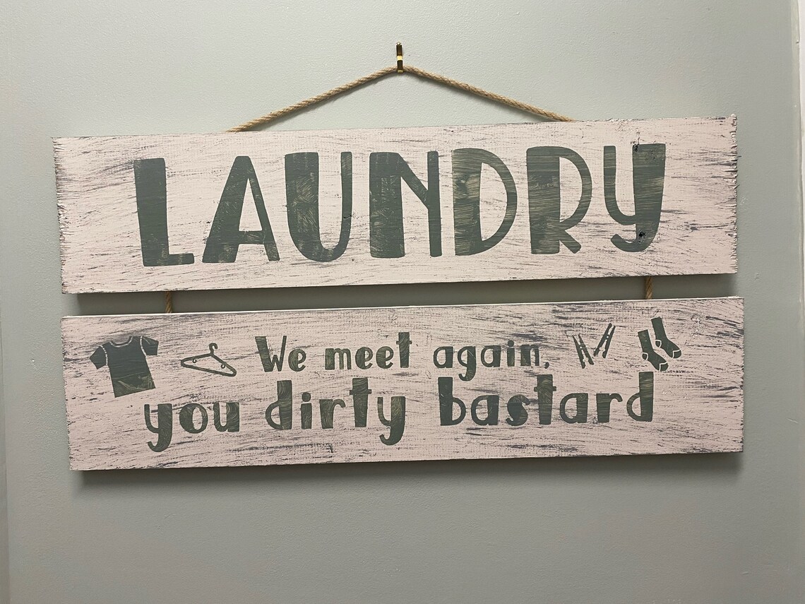 Funny Laundry Room Art Laundry Room Decor Funny Laundry Room Etsy