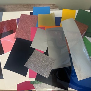 55 Pack Premium Permanent Self Adhesive Vinyl Sheets-Assorted