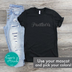 Personalized School Spirit Mascot Shirt, Team Teacher Gift