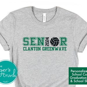 Personalized Back to School Gift, Senior Volleyball Shirt, Class of 2026 Senior Shirt, Senior Year 2026, High School Senior Night