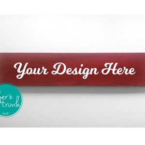 Wooden Sign Mockup, Red Mockup, Christmas Mockups, Presentation Template, Crimson Mockup, Digital Mockup Template, Rustic Sign Mockup