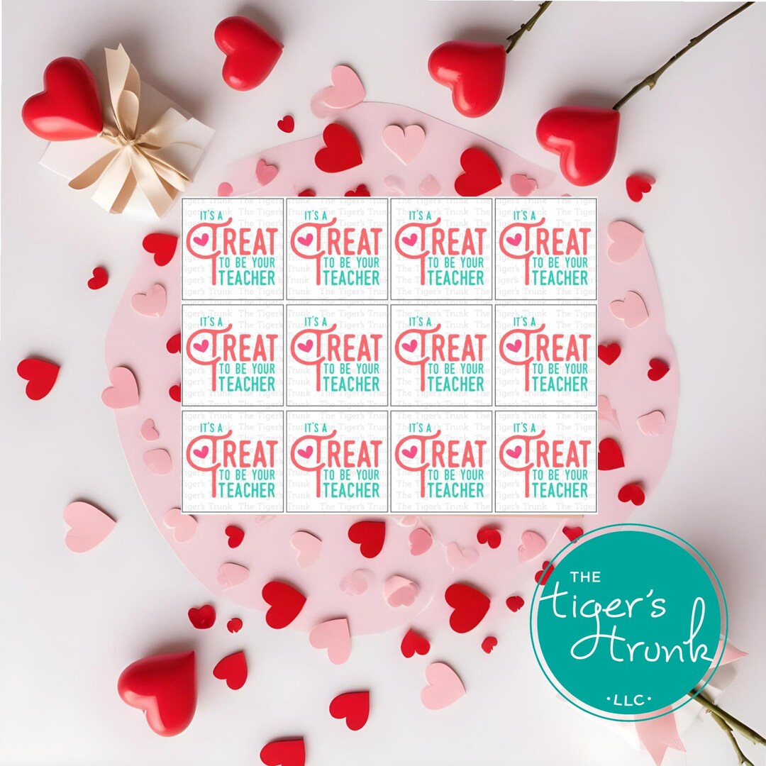 Printable Valentine Cards for Students, Fun Treat-themed Instant ...