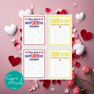 Printable Valentine Cards for Students, Fun Wordplay Puns, Instant Download Vday Card, Teacher Valentine Gift, Classroom Non Candy Valentine