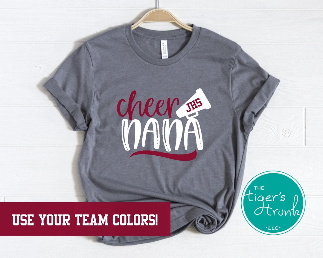 Cheer Nana Short-sleeve Shirt Cheer Gifts Cheer Shirts - Etsy