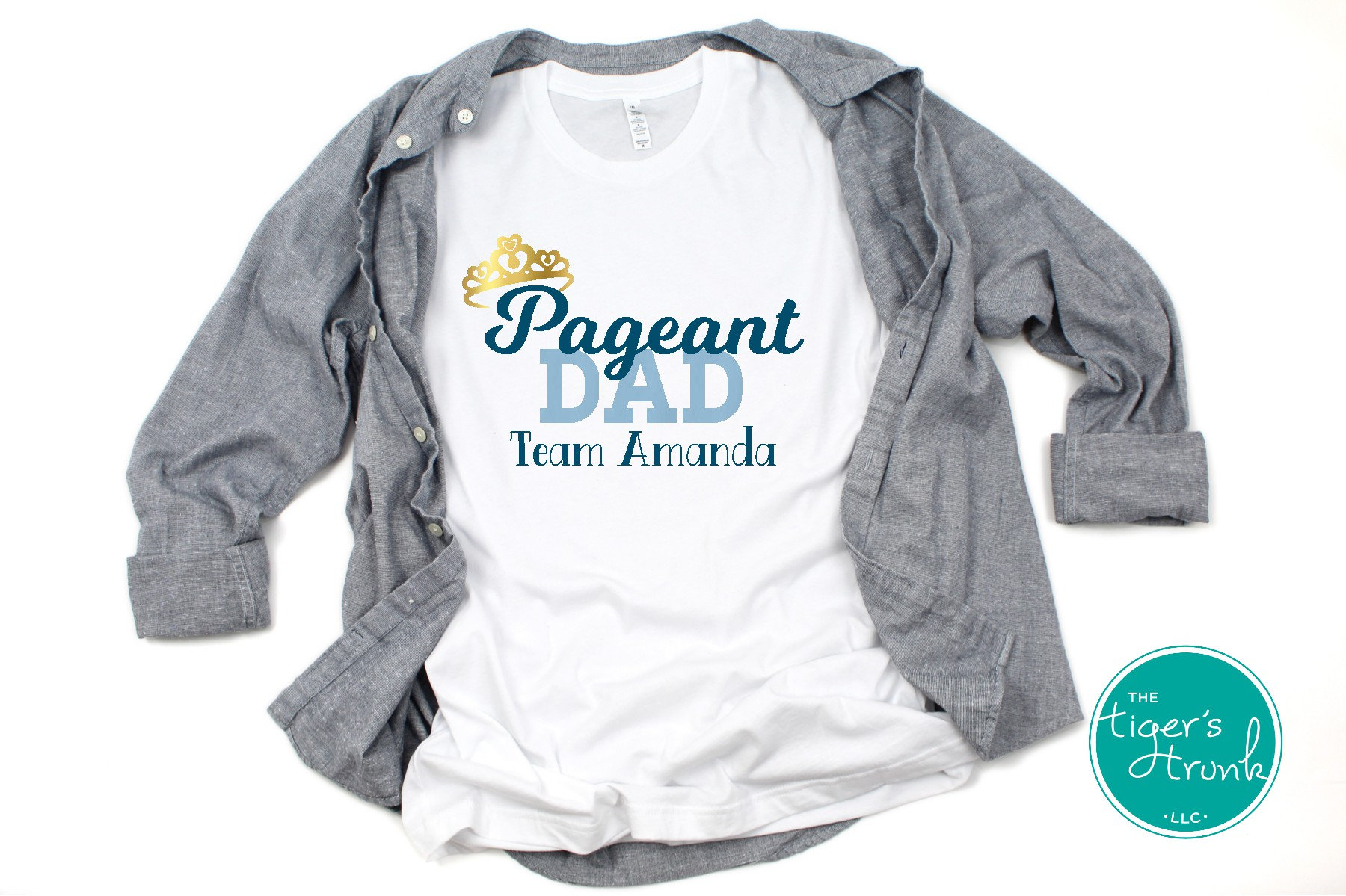 Pageant Dad Shirt, Pageant Day Shirt, Grandparents Day Gift for Dad, Personalized Pageant Gift, Pageant Accessories, Proud Dad Shirt