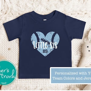 Little Sis Football Shirt, Personalized Game Day Shirt, Football Sister Customized Team Colors Mascot Shirt, Custom Sibling Football Gift