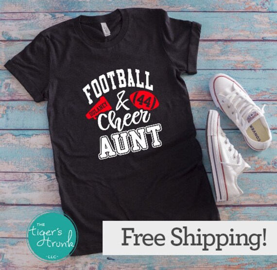 Football And Cheer Aunt Football Mom Football Aunt Etsy