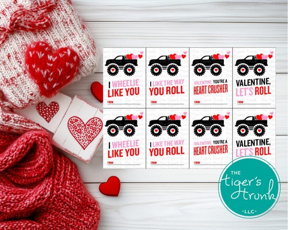 Kids I Wheelie Like You Toddler Present Valentines Monster Truck T-Shirt Kids I Wheelie Like You Toddler Present Valentines Monster Truck T-Shirt