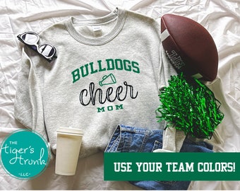 Personalized Cheer Shirt, Cheer Gifts, Cheer Mom, End of the Year Gifts, Cheer Shirts, Cheerleader Gifts, Custom Game Day Sweatshirt