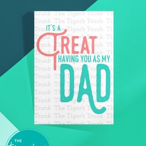 C'est un régal de t'avoir pour papa, carte imprimable, téléchargement immédiat au format PDF, carte-cadeau pour la fête des pères des enfants, carte papa douce calembour