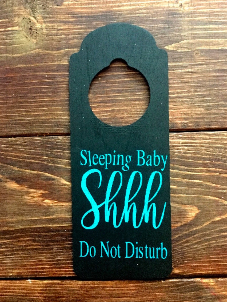 New Baby Gift Baby Shower Gift Do Not Disturb Sleeping Baby Etsy