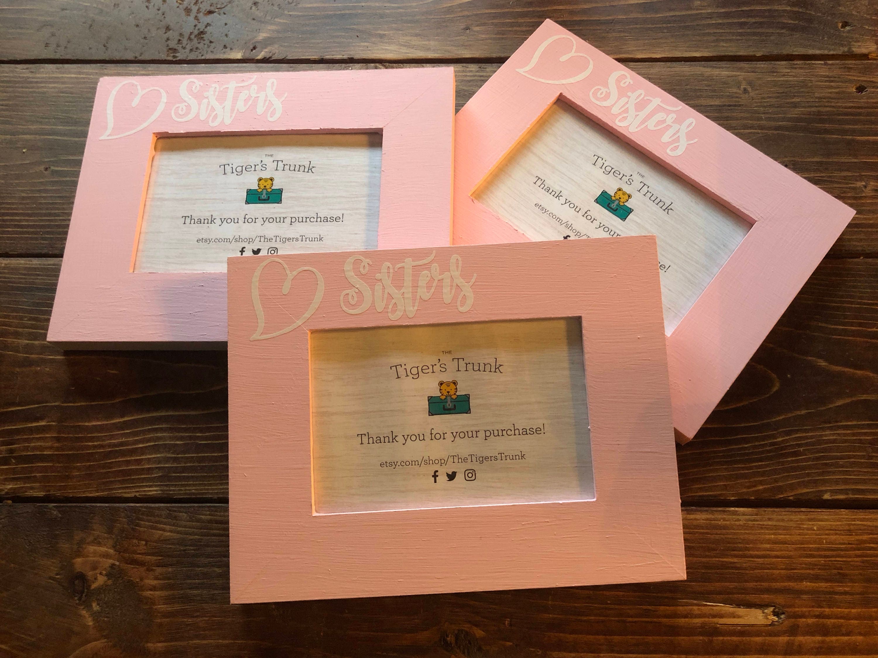 Big Sister Gift Little Sisters Hand Painted 50