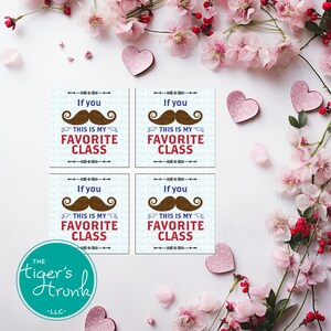 Cartões de Dia dos Namorados para Imprimir, Trocadilho com Bigode, Download Instantâneo, Cartões de Dia dos Namorados para Professores, Presente para Alunos em Sala de Aula, Dia dos Namorados Engraçado e Sem Doces