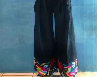 Otomi one size fits most Wide Leg palazzo pants - skirt Pants- special order black multicolor top not included