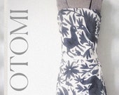Otomi Strapless Midi Tube Pencil Dress Fitted charcoal gray
