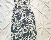 Otomi Strapless Midi or long Tube Pencil Dress Fitted charcoal gray