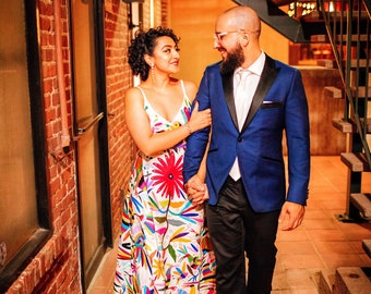 Otomi Wedding dress Multicolor Custom made - As a featured in ArteOtomi Instagram account