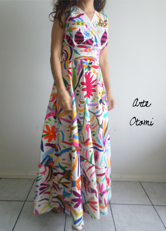 Otomi Wedding Dress Multicolor Custom Made Etsy