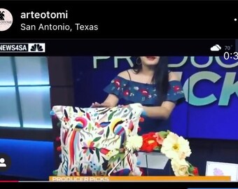 Otomi pillow sham As featured on NBC News 4 San Antonio Texas in San Antonio Living