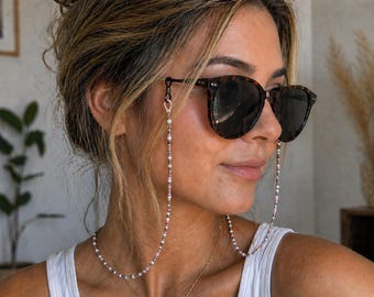 Beaded Glasses Chain | AirPods & Earbud Holder | Eyeglass Holder Necklace | Sunglasses Chain | Eyewear Strap | Mask Chain