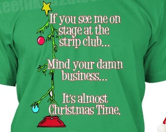 Christmas time strip show