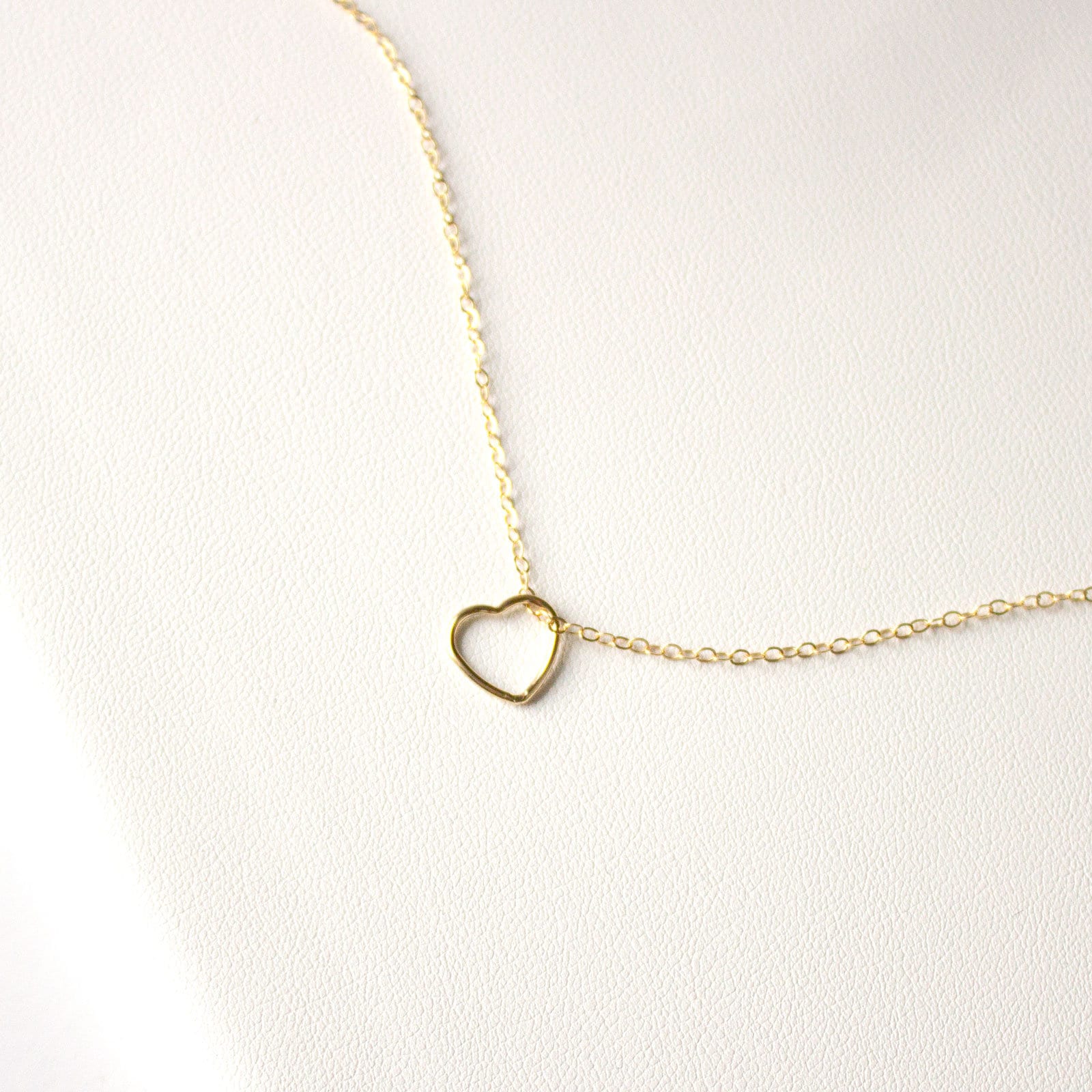 Dainty Heart Necklace Girlfriend Gifts 