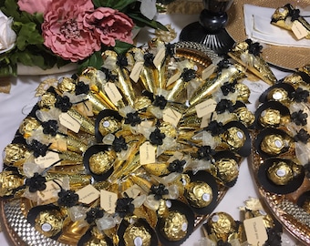 1 Set of 20  favors Wedding chocolate favors.Party Favors ,wedding favor ,bridal shower favor ,FERRERO ROCHER