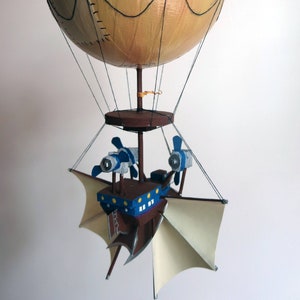 Airship Ornament Fantasy 3 propeller Large