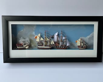 Pirate Attack Shadow Box