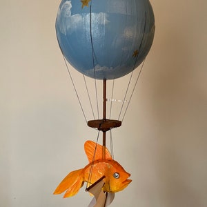 Flying gold fish hanging ornament image 1