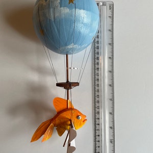 Flying gold fish hanging ornament image 5