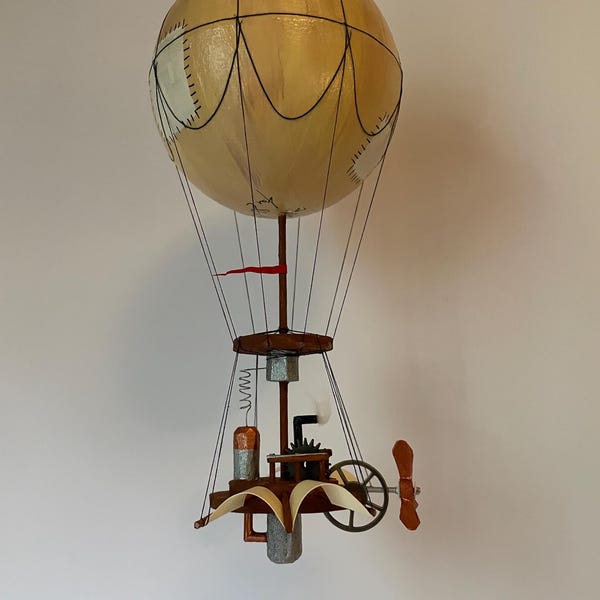 Macchina volante fantasy steampunk