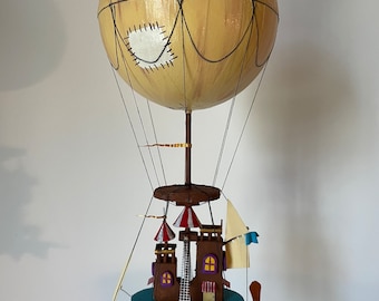 Fantasy Town Airship hanging ornament decoration