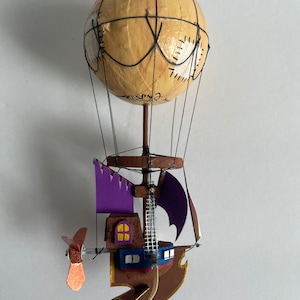 Small Purple Fantasy Airship