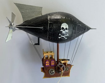 Steampunk Pirate Zeppelin Airship