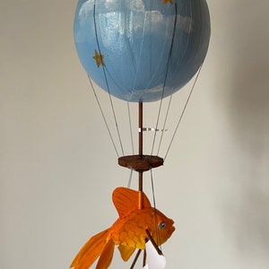 Flying gold fish hanging ornament image 6