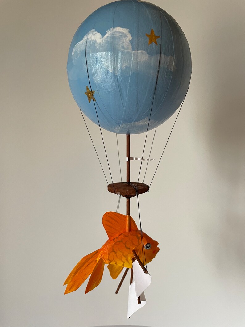 Flying gold fish hanging ornament image 6