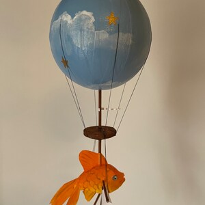 Flying gold fish hanging ornament image 3