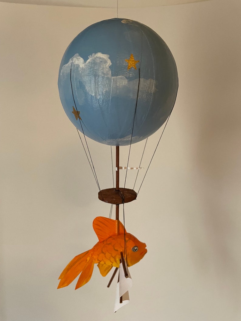 Flying gold fish hanging ornament image 3