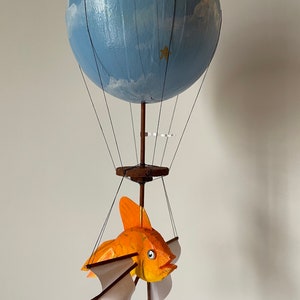 Flying gold fish hanging ornament image 7