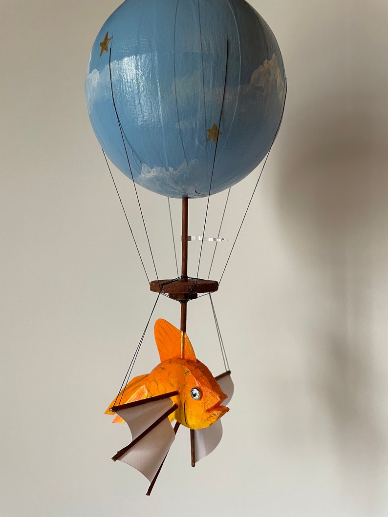 Flying gold fish hanging ornament image 7