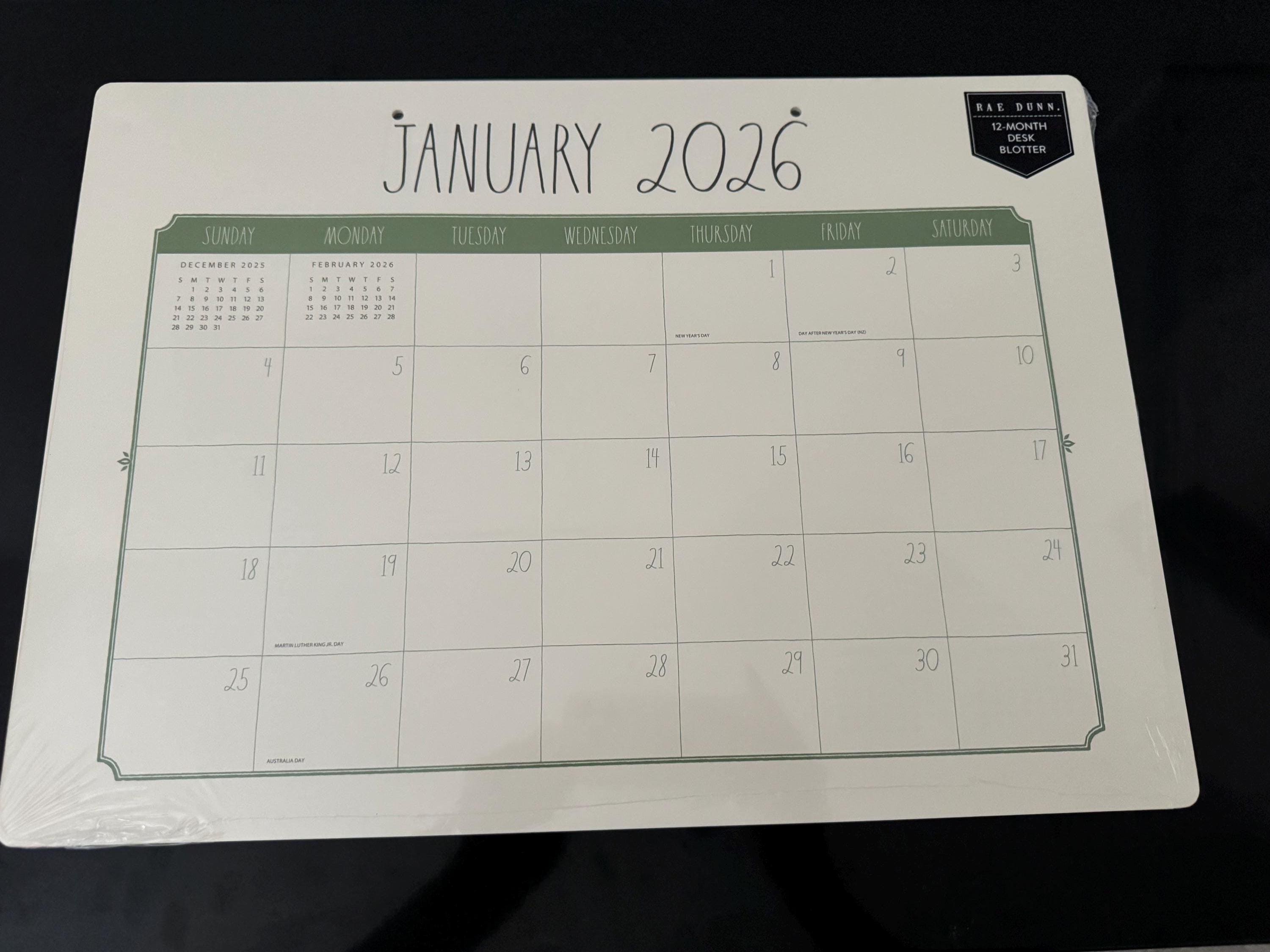 Jotsome Desk Calendar 2025-2026, Desk Pad Calendar From - View #2