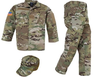Kids Authentic U.S. Air Force Multicam 5-Piece Uniform Ensemble