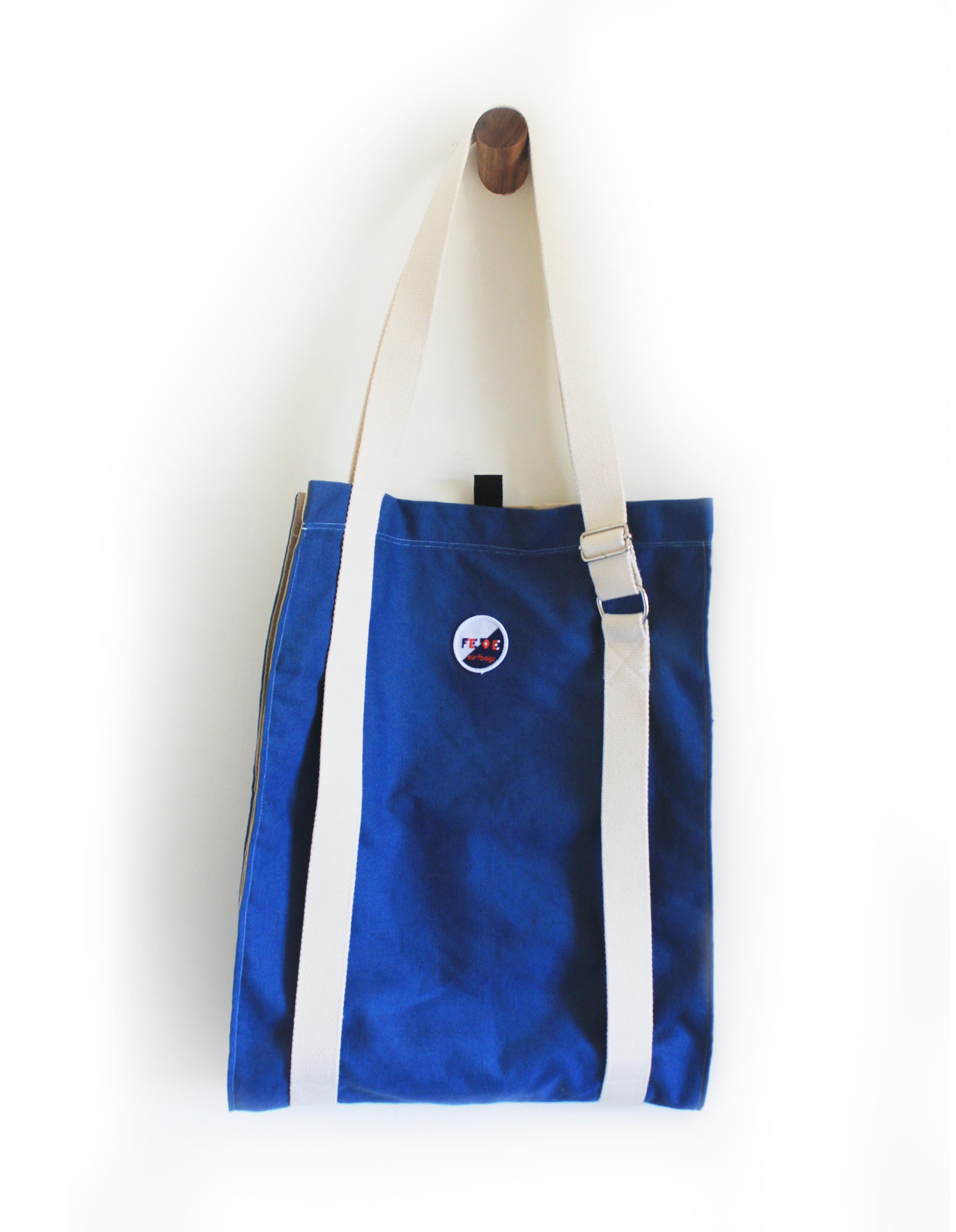Surf Sling Bag Blue Cotton Canvas Surfboard Carrier Etsy UK